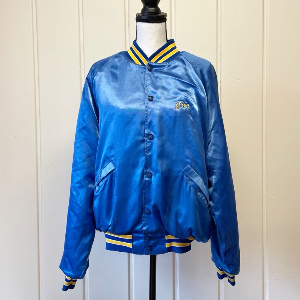Vintage 80s Novelty Bomber Jacket - Picture 1 of 5